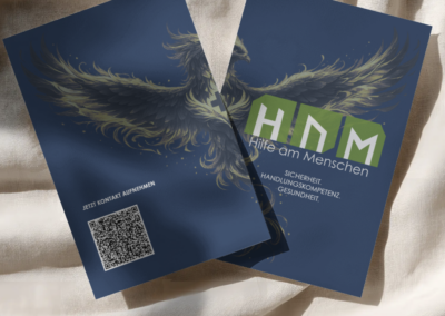 Flyer Hilfe am Menschen Grafik Design Agentur Solraura