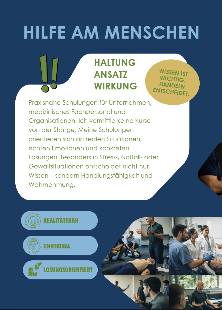 Flyer Hilfe am Menschen Grafik Design Agentur Solraura
