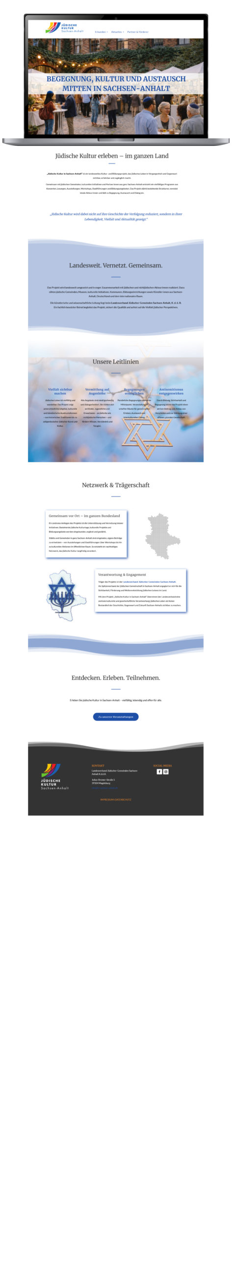 Website Gestaltung Screendesign
