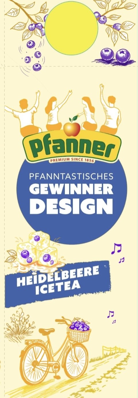 Packaging Eistee Verpackung Getränk Vorderseite