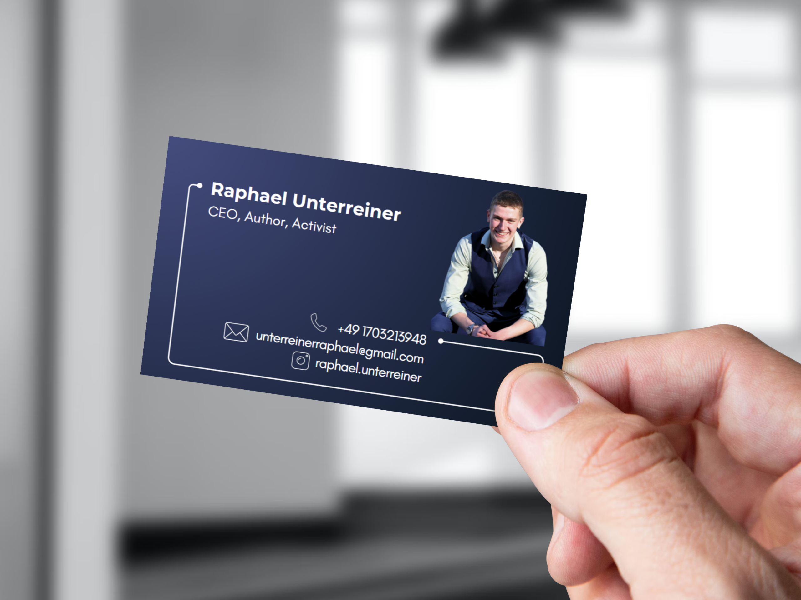 Visitenkarte Branding Solraura Grafik Design Agentur